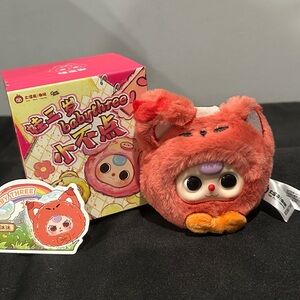 Baby Three BB3 Tiny Animal Fox Plush Pendant